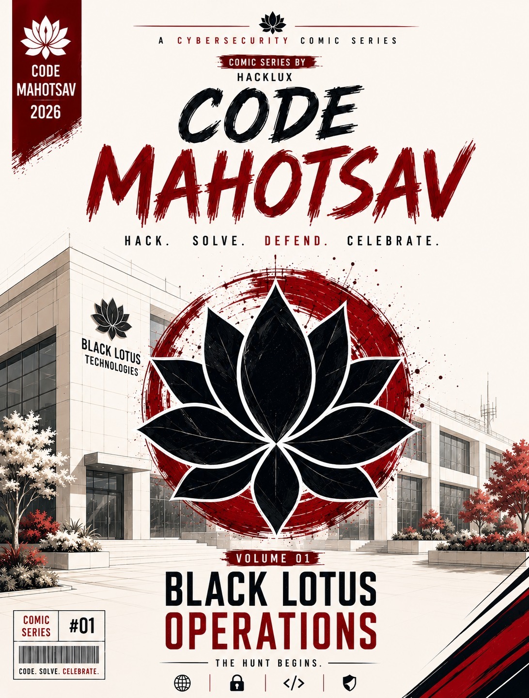 HackLux Issue 01 — Code Mahotsav cover